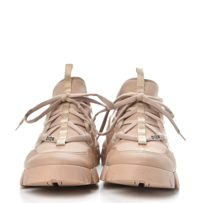 Christian Dior Neoprene Rubber Womens D-Connect Sneakers 38 Nude 2 of 10