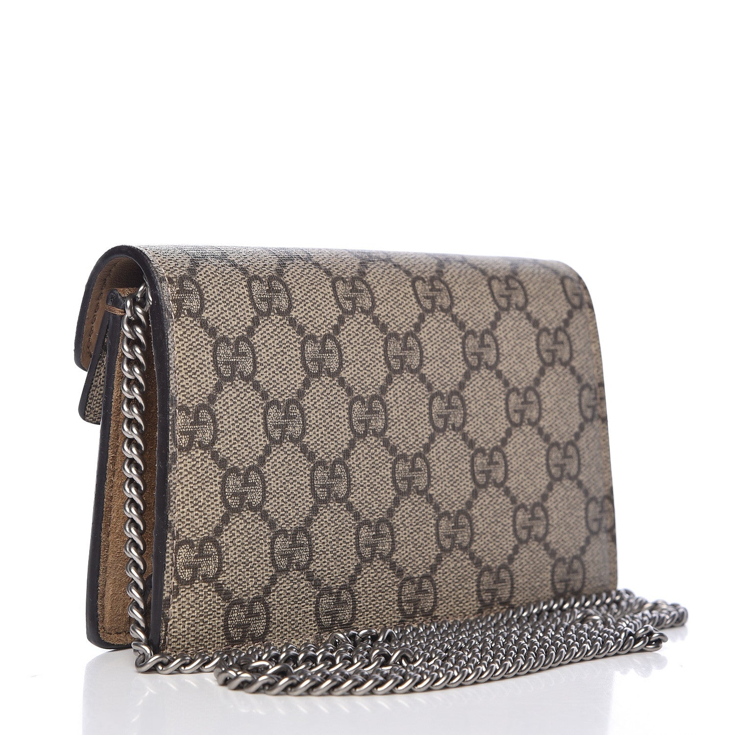 Gucci GG Supreme Monogram Super Mini Dionysus Shoulder Bag Taupe 3 of 10