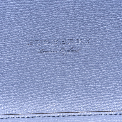 Burberry Calfskin Haymarket Check Medium Reversible Tote Blue 12 of 16