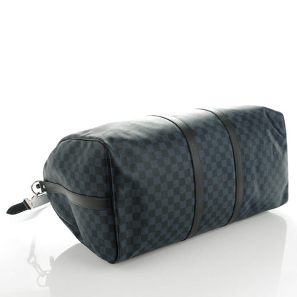 Louis Vuitton Damier Cobalt Keepall Bandouliere 55 4 of 7