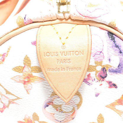Louis Vuitton Watercolor Aquarelle Speedy 35 White 6 of 7