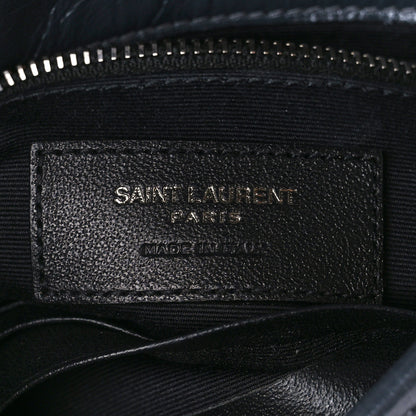 Saint Laurent Crinkled Calfskin Matelasse Monogram Niki Chain Wallet Fog 6 of 10