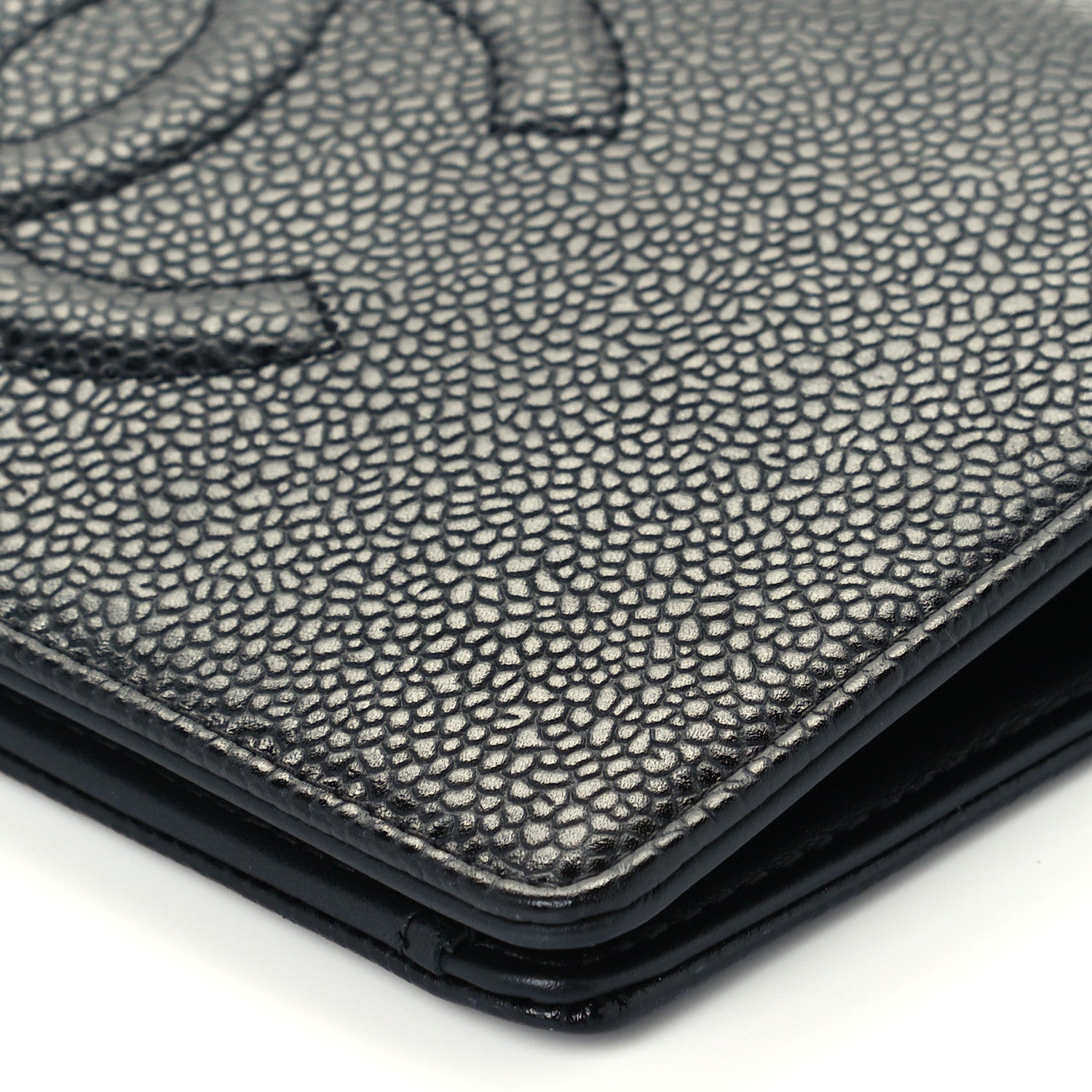 Chanel Caviar Timeless CC Yen Wallet Black 11 of 11