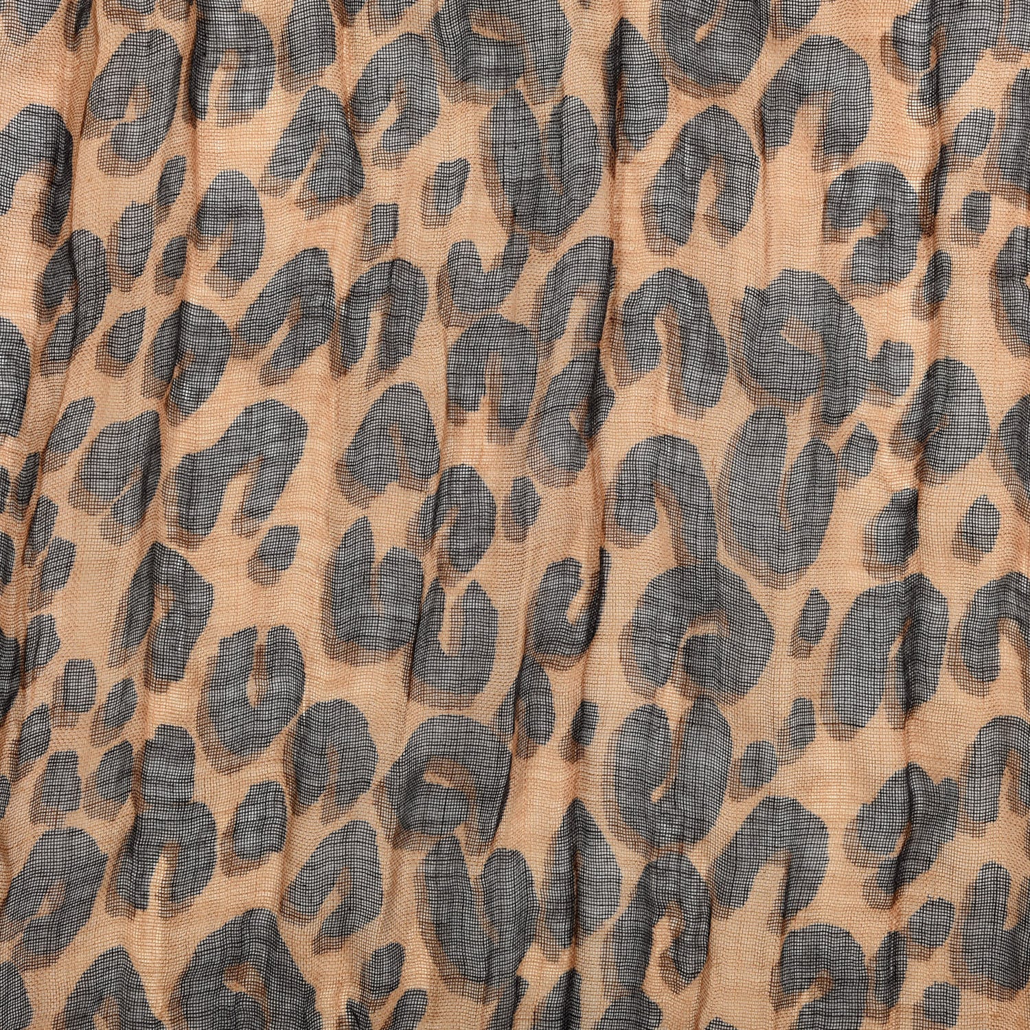 Louis Vuitton Cashmere Silk Leopard Etole Stole Marron 4 of 4