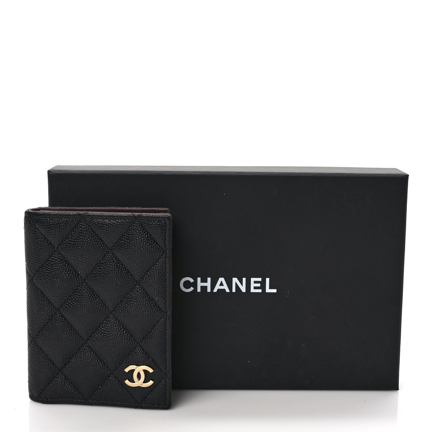 Chanel Caviar Quilted Card Holder Wallet Black 9 of 9