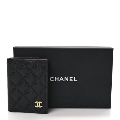 Chanel Caviar Quilted Card Holder Wallet Black 9 of 9