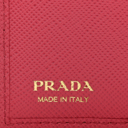 Prada Saffiano Card Holder Peonia 6 of 9