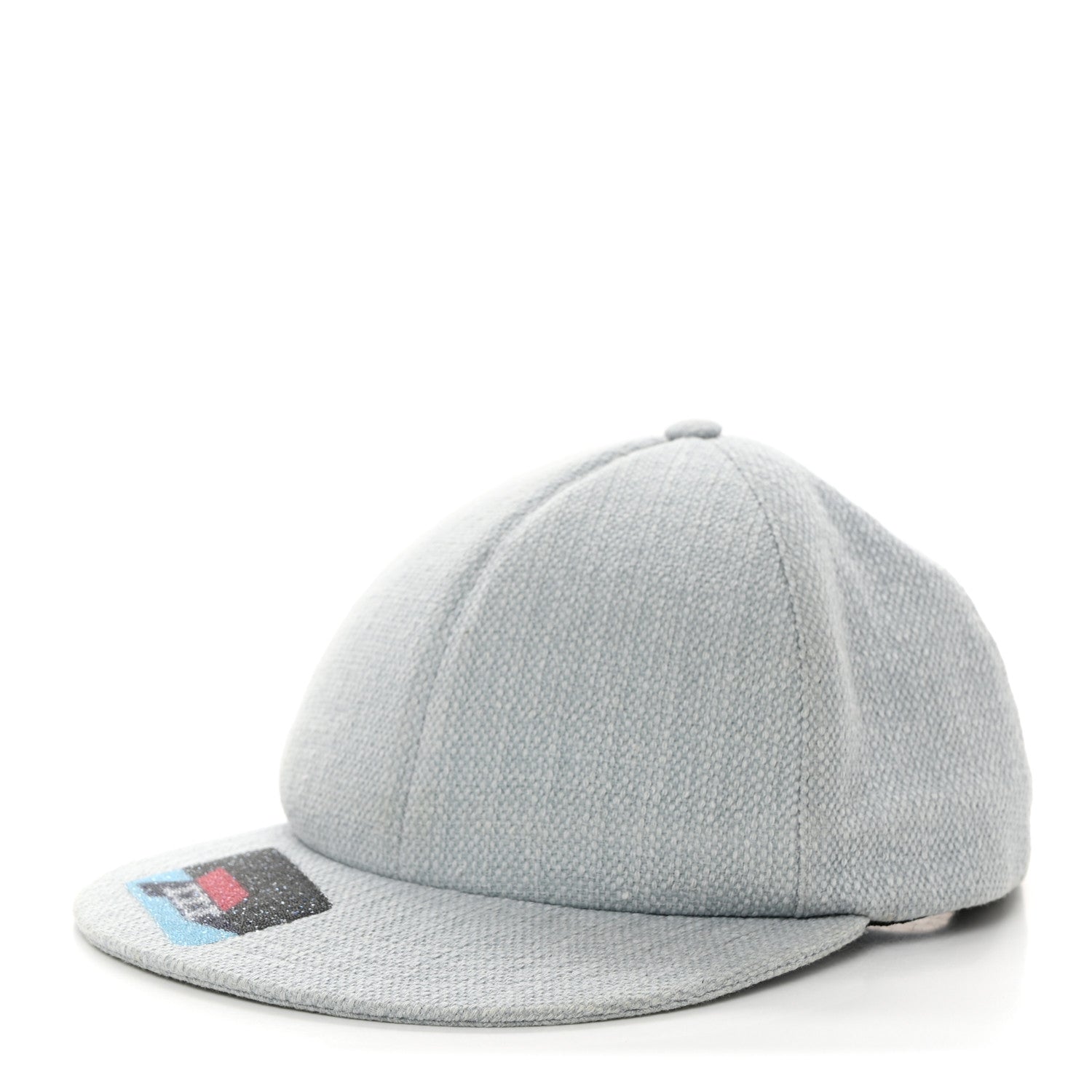 Chanel Tweed Sequin Airline CC Cap Hat Light Blue 1 of 8