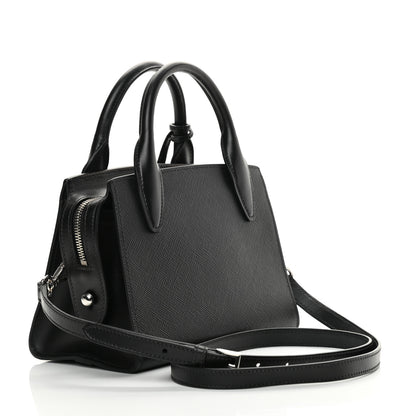 Prada Saffiano Cuir Calfskin Small Kristen Black 3 of 12