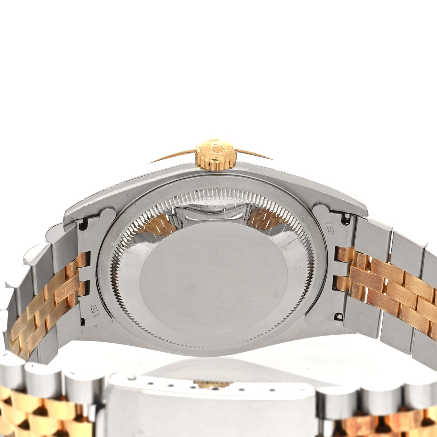 Stainless Steel 18K Yellow Gold 36mm Oyster Perpetual Datejust Watch White Roman 16233