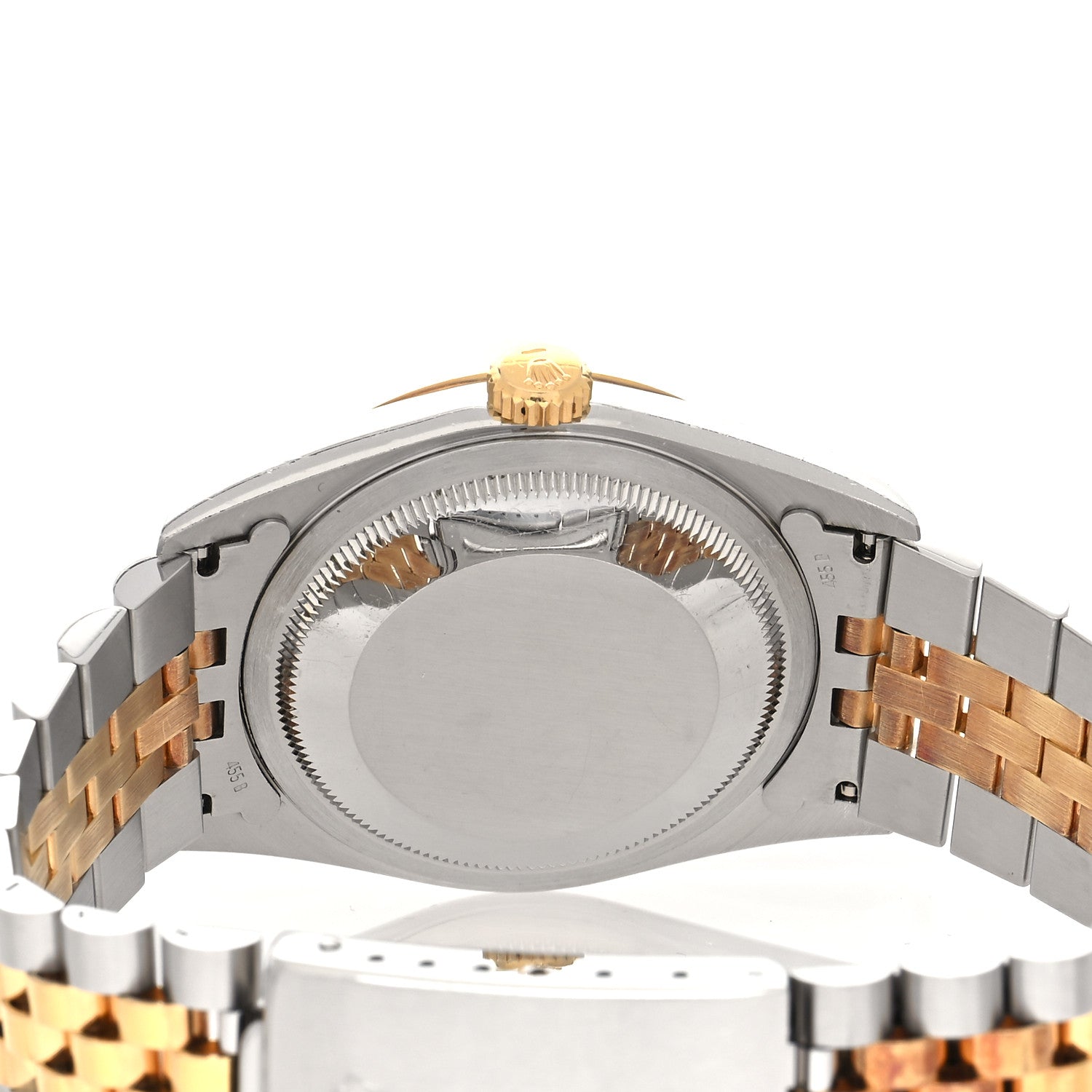 Rolex Stainless Steel 18K Yellow Gold 36mm Oyster Perpetual Datejust Watch White Roman 16233 4 of 4
