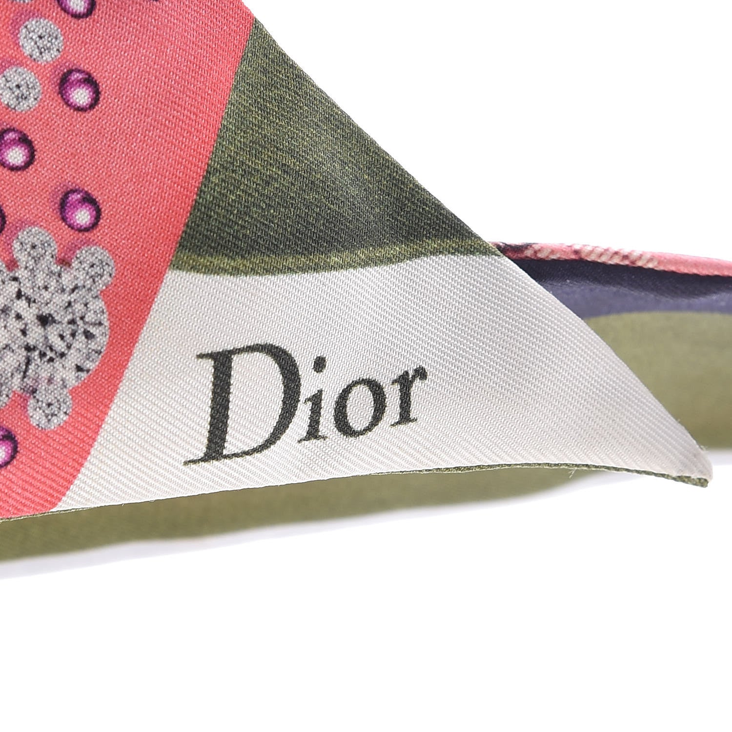 Christian Dior Silk ABCDior E Mitzah Scarf 4 of 5