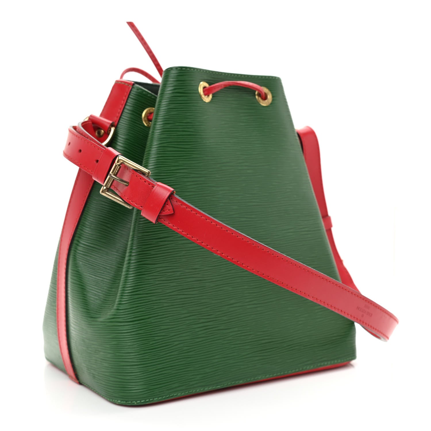 Louis Vuitton Epi Petit Bi-Color Noe Borneo Castillan Red 3 of 9