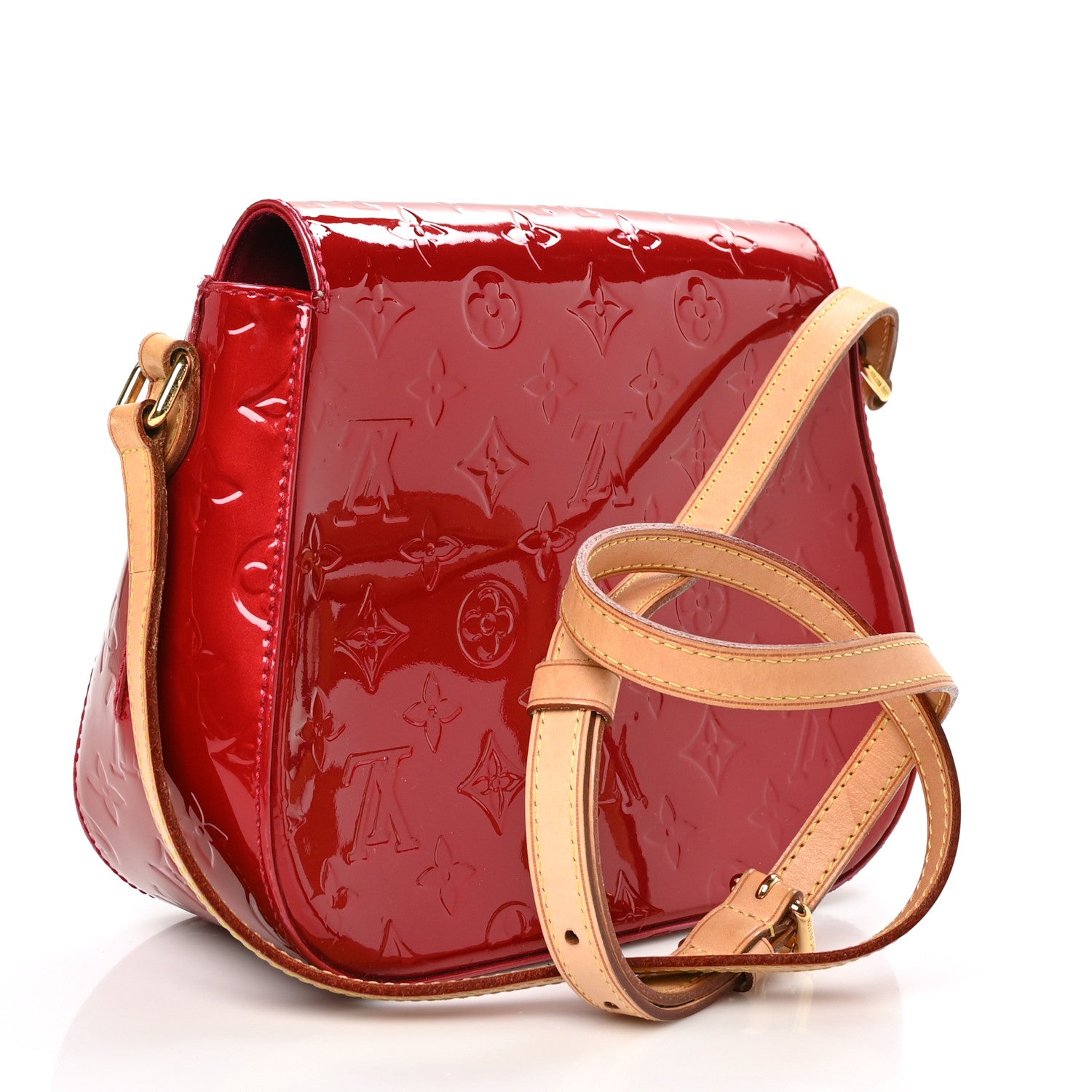 Louis Vuitton Vernis Bellflower GM Rouge Grenadine 3 of 8