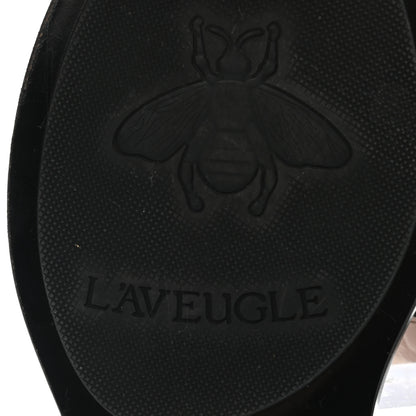 Gucci Calfskin GG Marmont Thong Sandals 37 Black 8 of 11