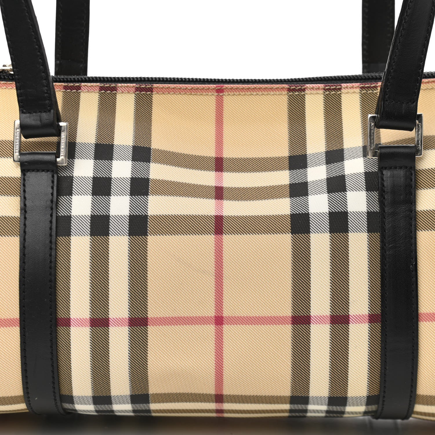 Burberry House Check Barrel Bag Black 8 of 12