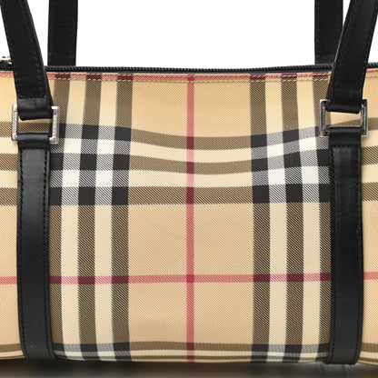 Burberry House Check Barrel Bag Black 8 of 12