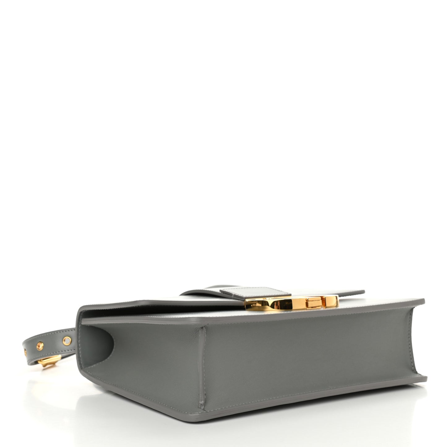 Smooth Calfskin 30 Montaigne Flap Bag Gray