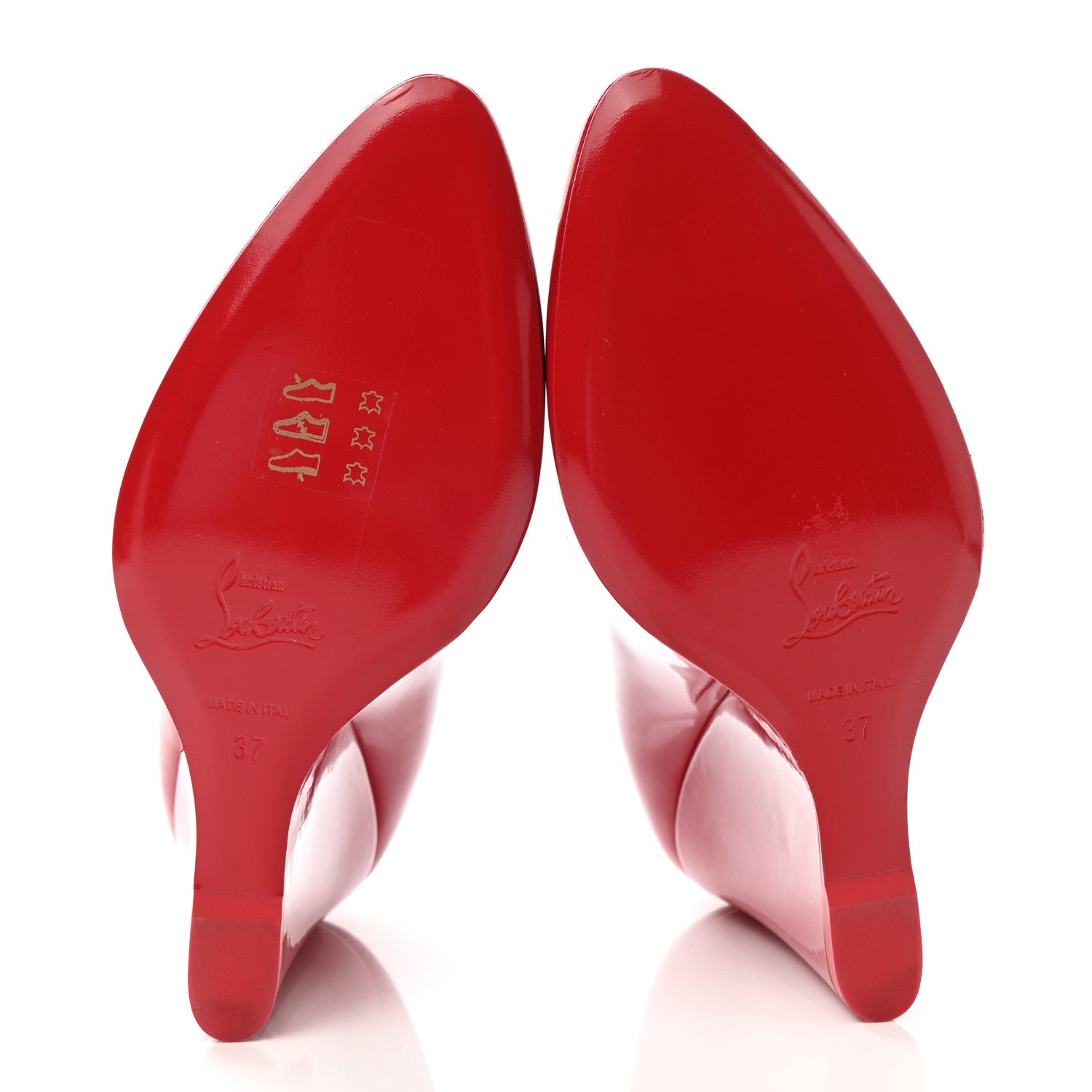 Christian Louboutin Patent Tanja 100 37 Loubi 5 of 9