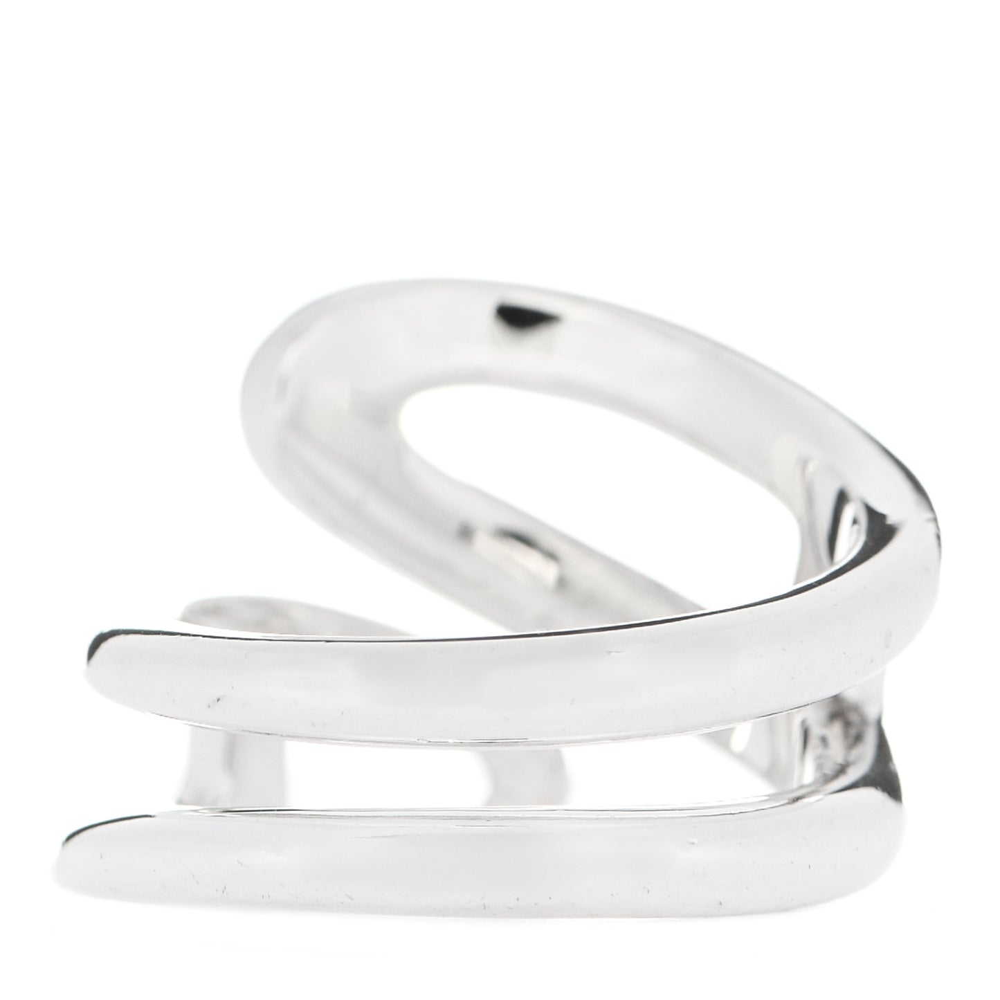 Sterling Silver Small Chaine D' Ancre Twist Ring 53 6.25