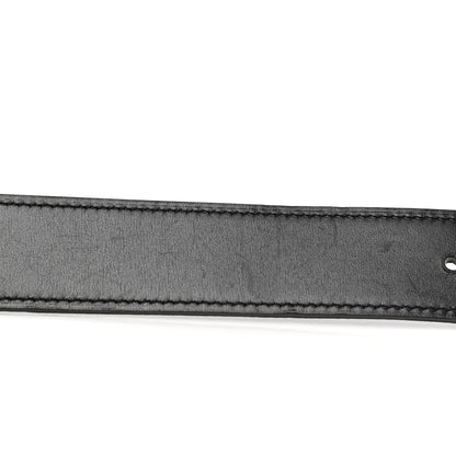 Hermes Box Togo 32mm H Belt Strap 80 Black Chocolate 6 of 7