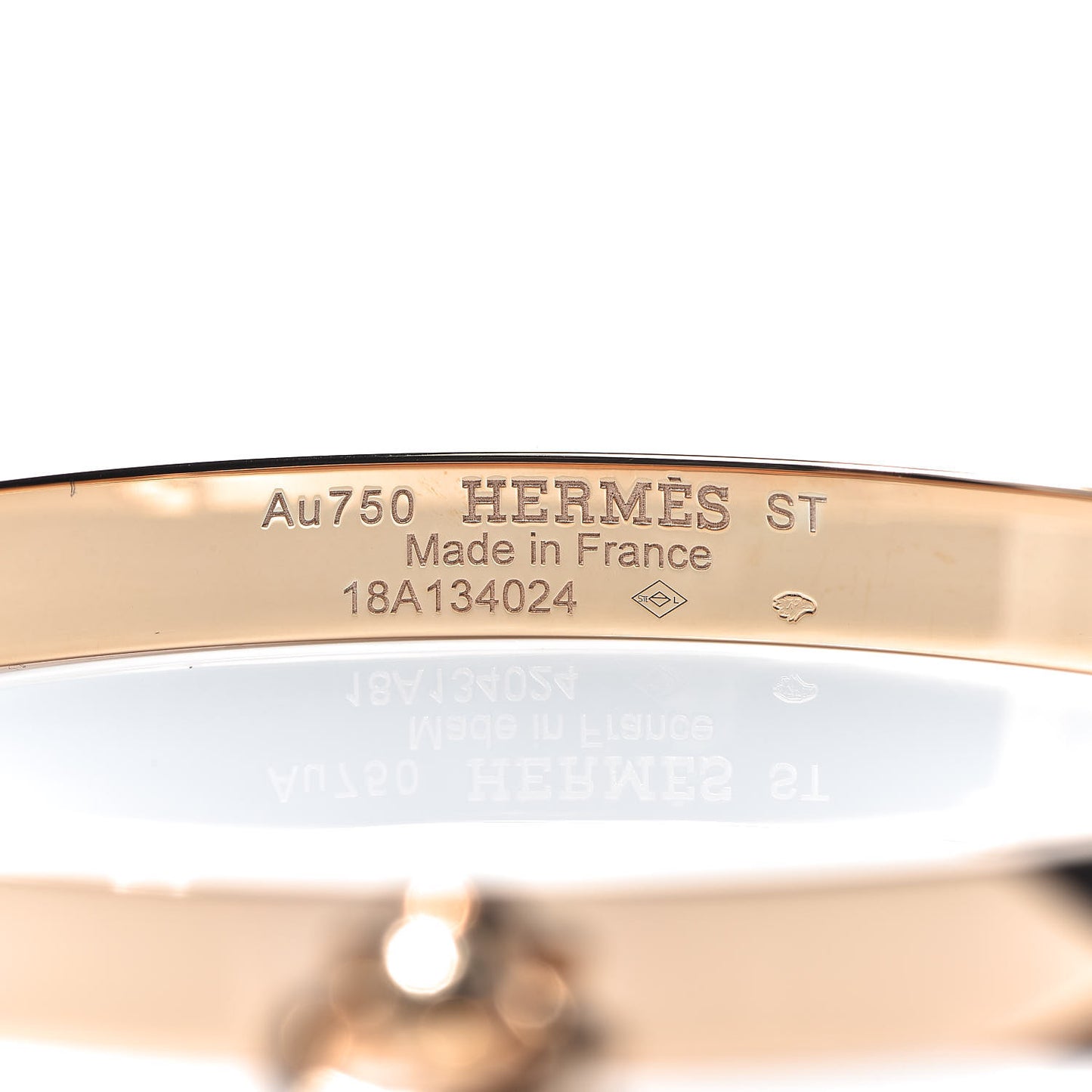 18K Rose Gold PM Collier De Chien Bracelet ST