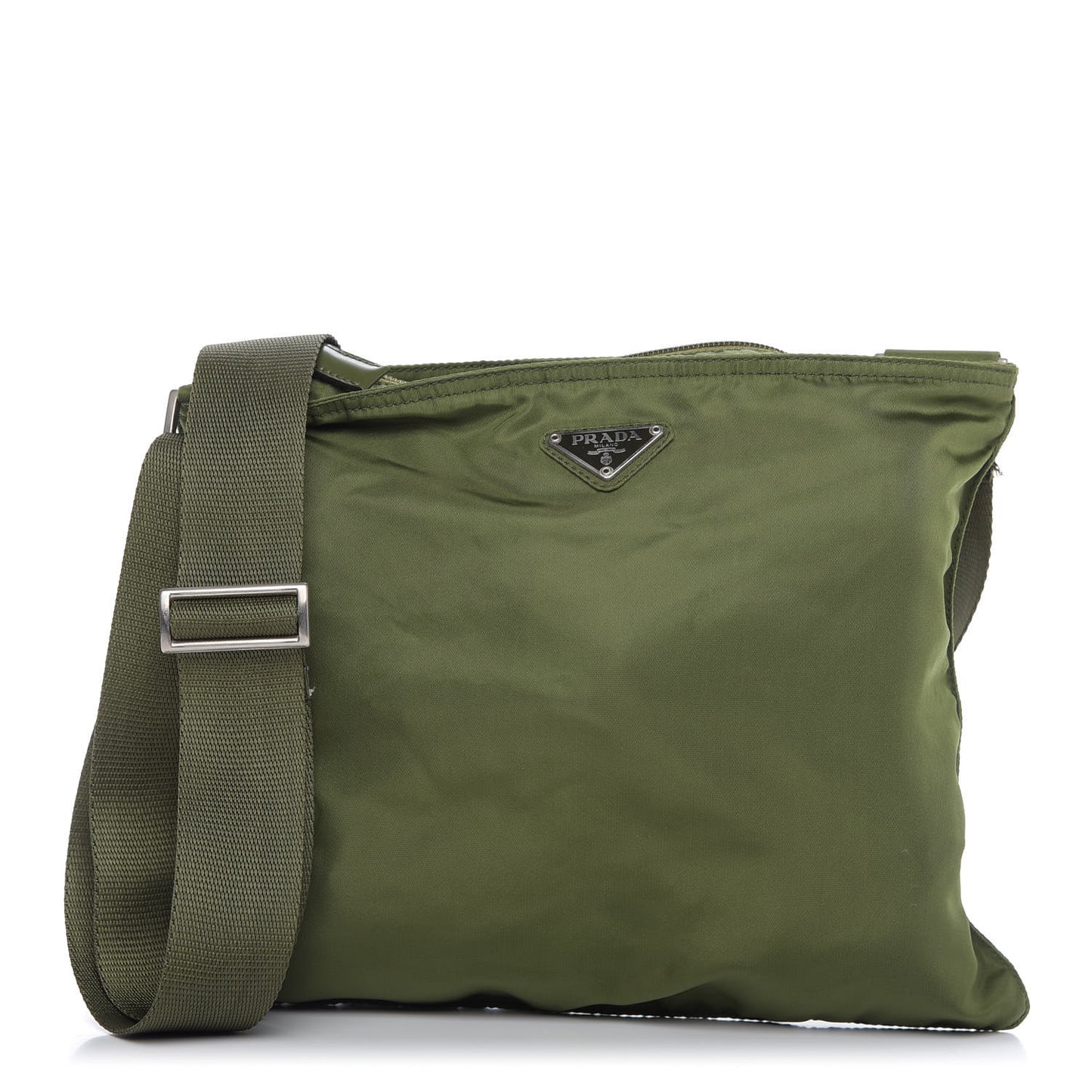 Tessuto Nylon Messenger Militare