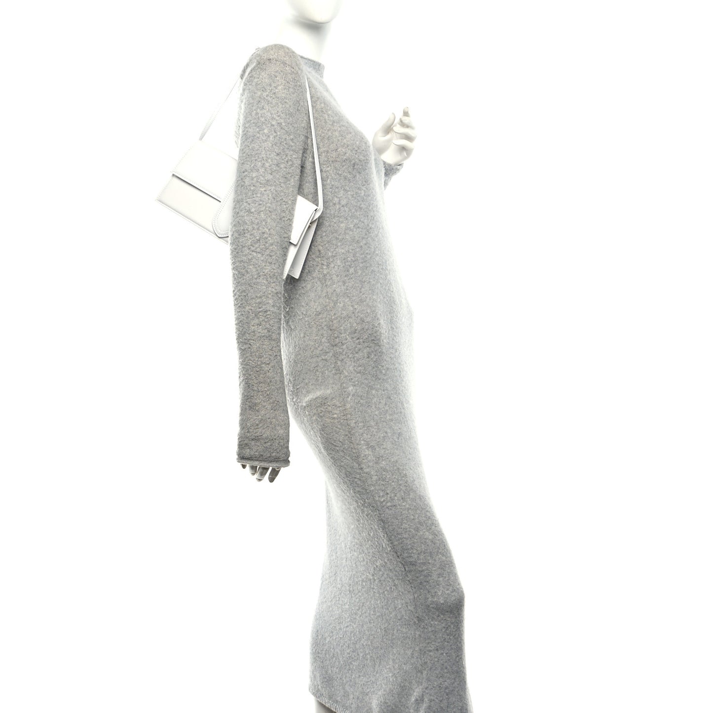 Smooth Calfskin Le Bambino Long White
