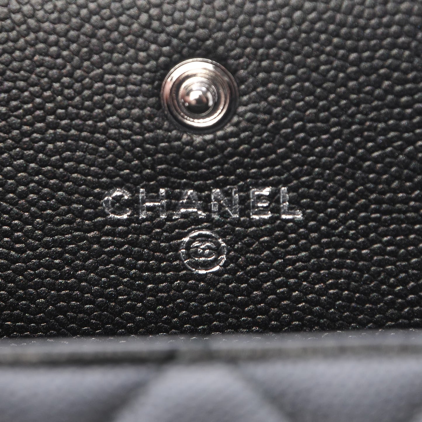 Caviar Quilted Boy Flap Wallet So Black