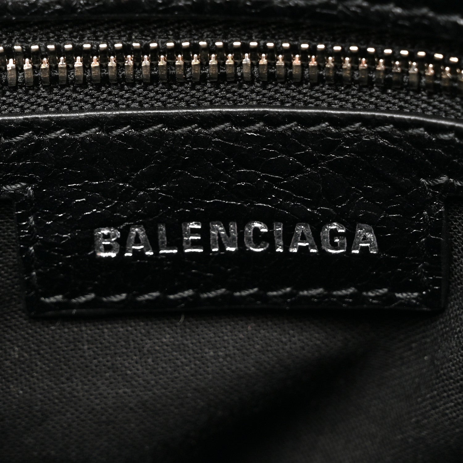Balenciaga Agneau Arena Le Cagole Bucket Bag XS Black 6 of 10