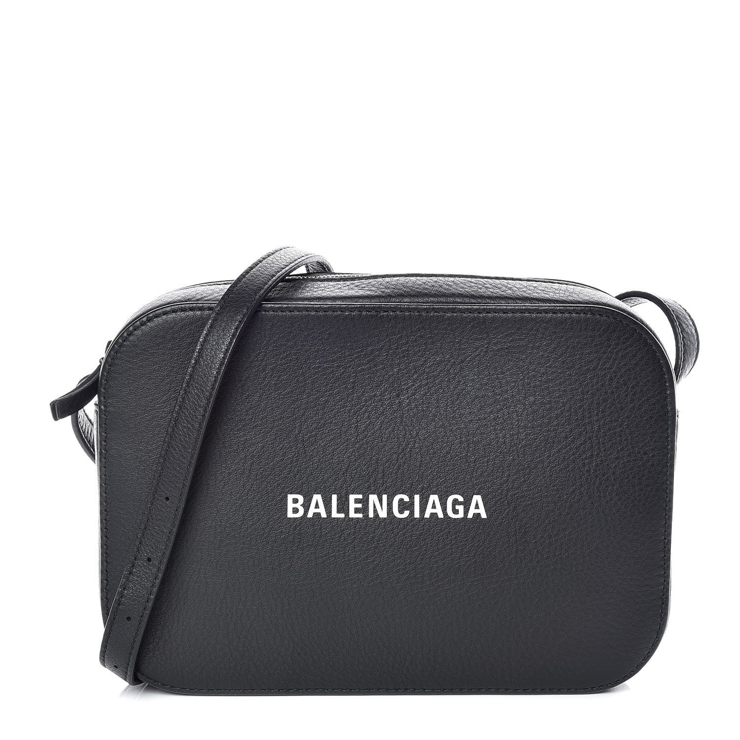 Calfskin Logo S Everyday Camera Bag Black
