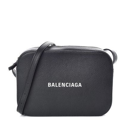 Balenciaga Calfskin Logo S Everyday Camera Bag Black 1 of 11
