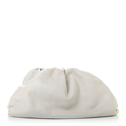 Bottega Veneta Smooth Butter Calf The Pouch Oversized Clutch Mist 1 of 12