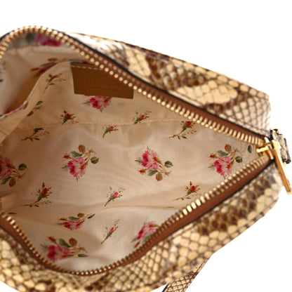 Gucci Raffia Elaphe Mini Ophidia Shoulder Bag Natural Cream Brown 5 of 10