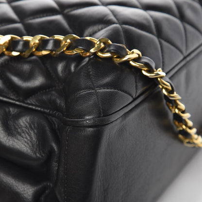 Chanel Lambskin Quilted Shoulder Bag Black 11 of 11
