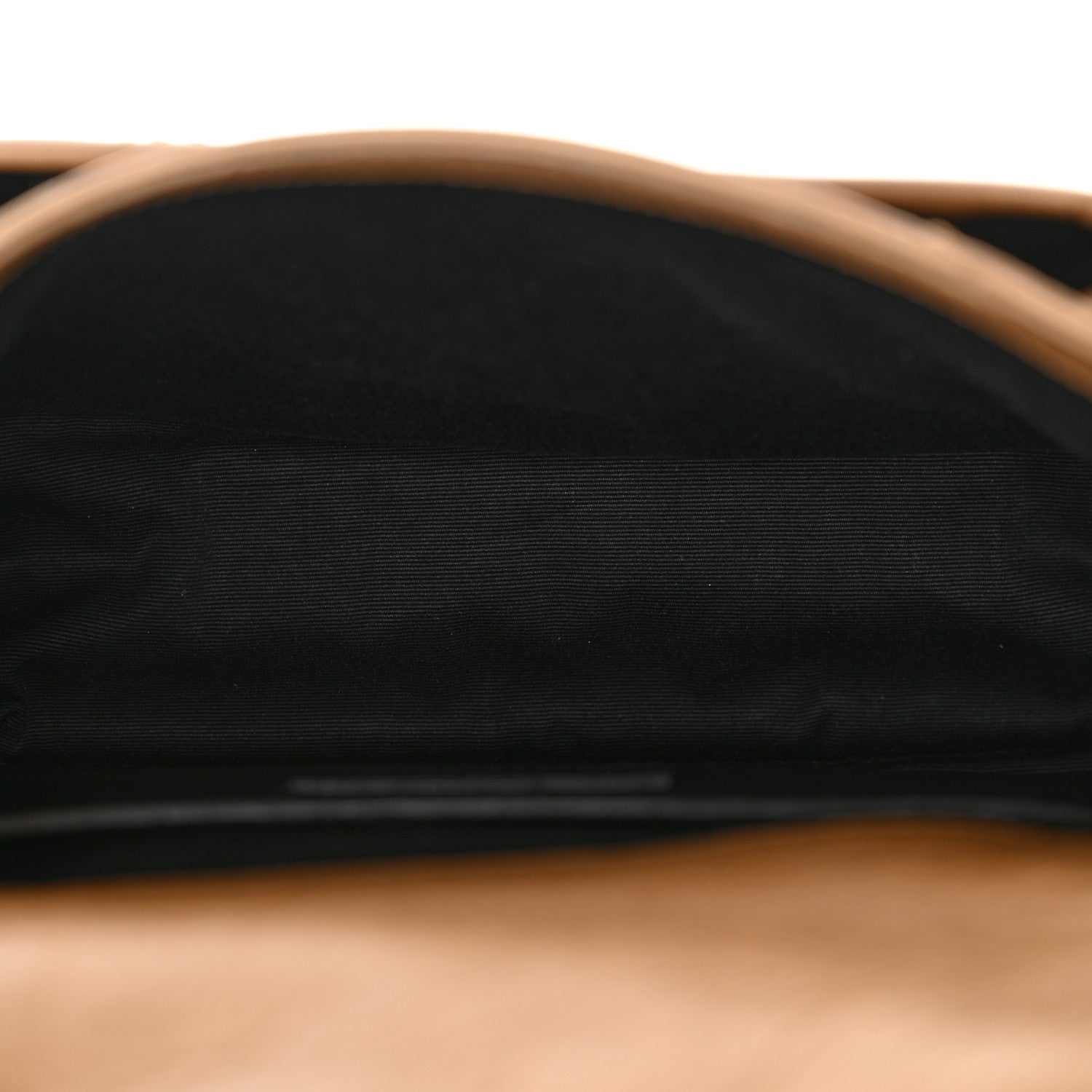 Saint Laurent Crinkled Calfskin Matelasse Monogram Baby Niki Chain Satchel Natural Tan 5 of 10