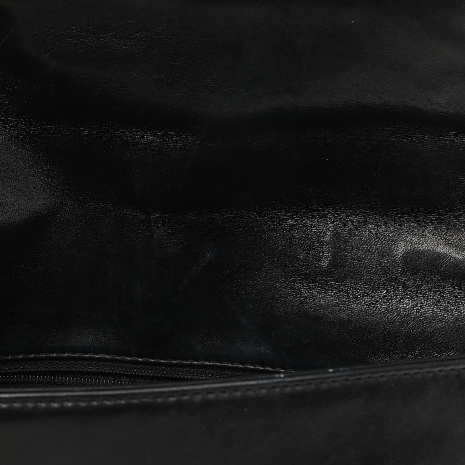 Chanel Lambskin Quilted CC Chocolate Bar Flap Black 11 of 16