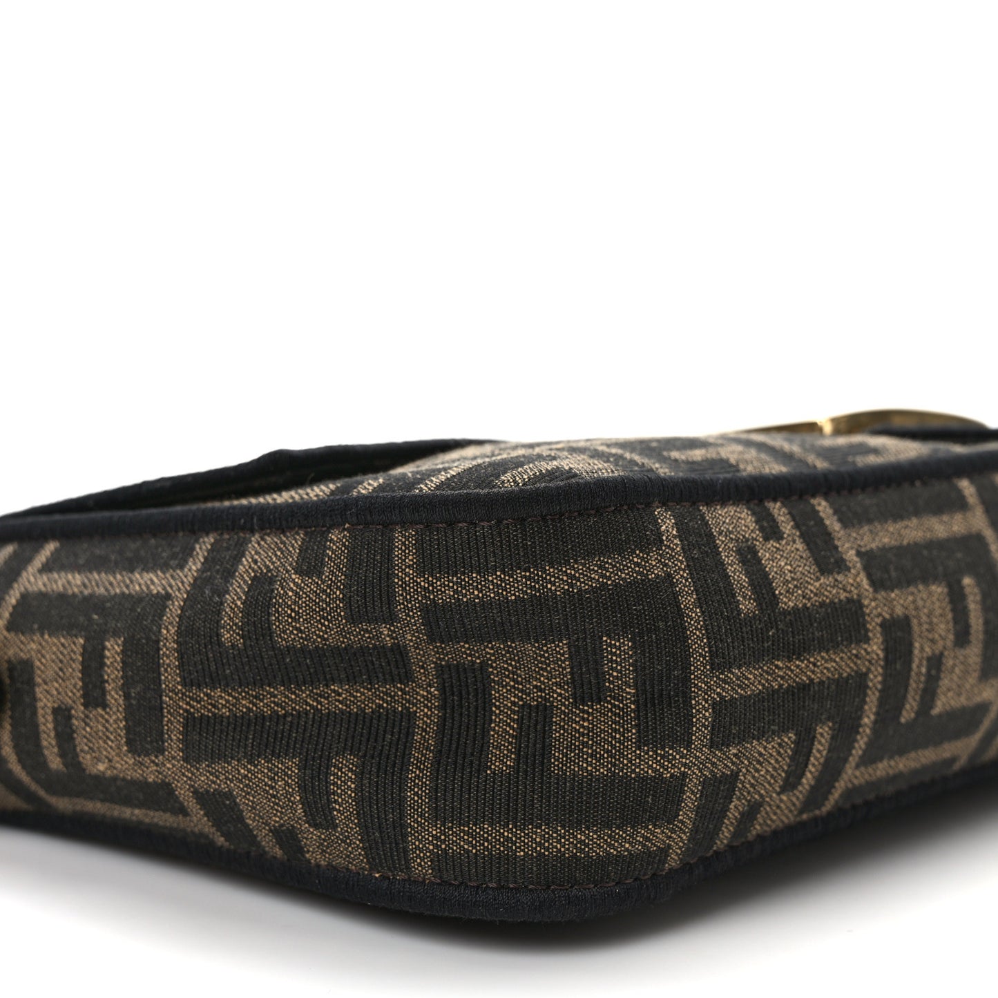 Fabric Jacquard FF 1974 Medium Baguette Tobacco Moro Black