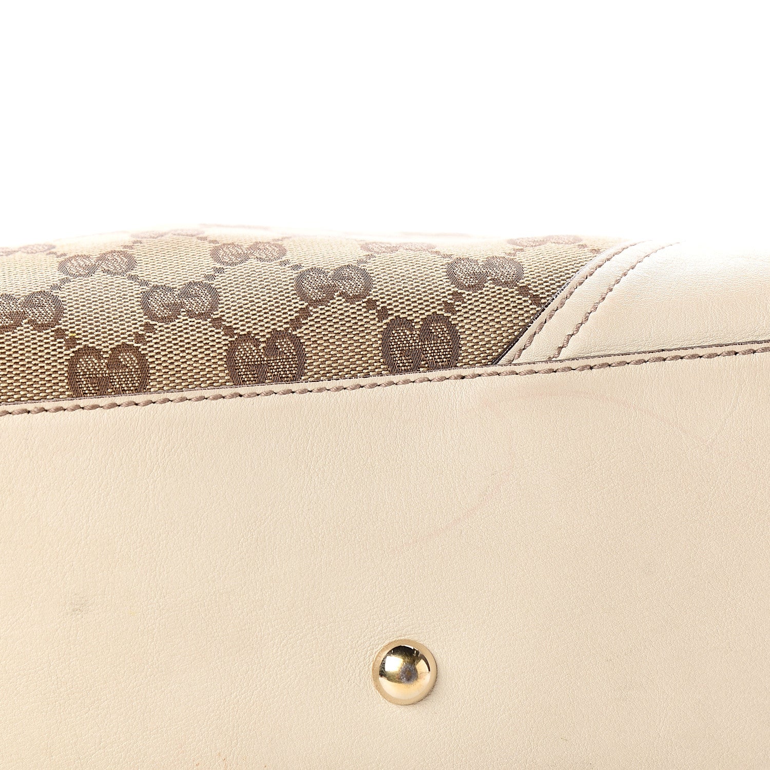 Gucci Monogram Medium New Britt Tote Off White 9 of 11