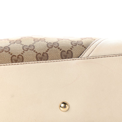 Gucci Monogram Medium New Britt Tote Off White 9 of 11