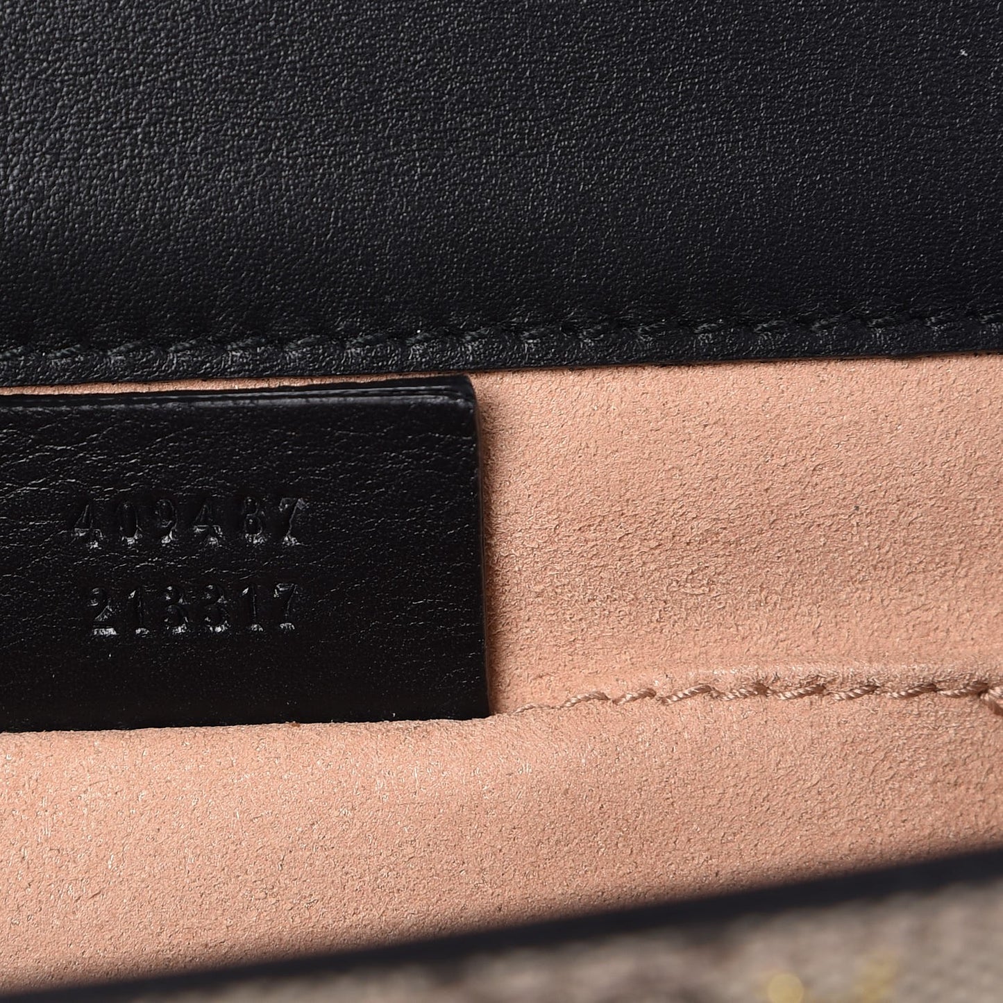 GG Supreme Monogram Bees Small Padlock Shoulder Bag Black