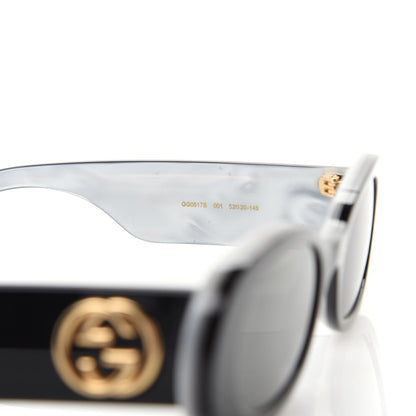 Gucci Acetate Oval Sunglasses GG0517S Black 6 of 8