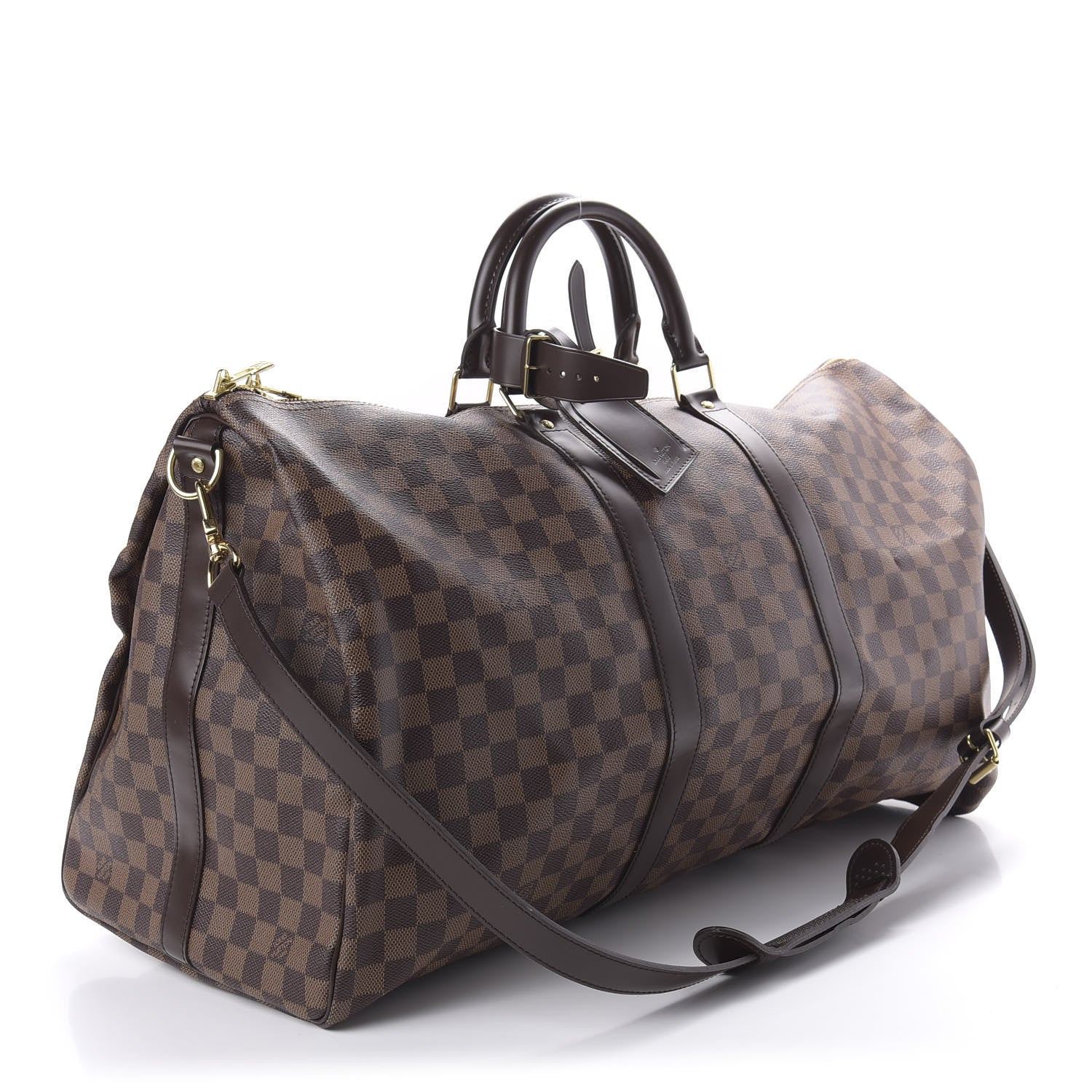 Louis Vuitton Damier Ebene Keepall Bandouliere 55 2 of 9