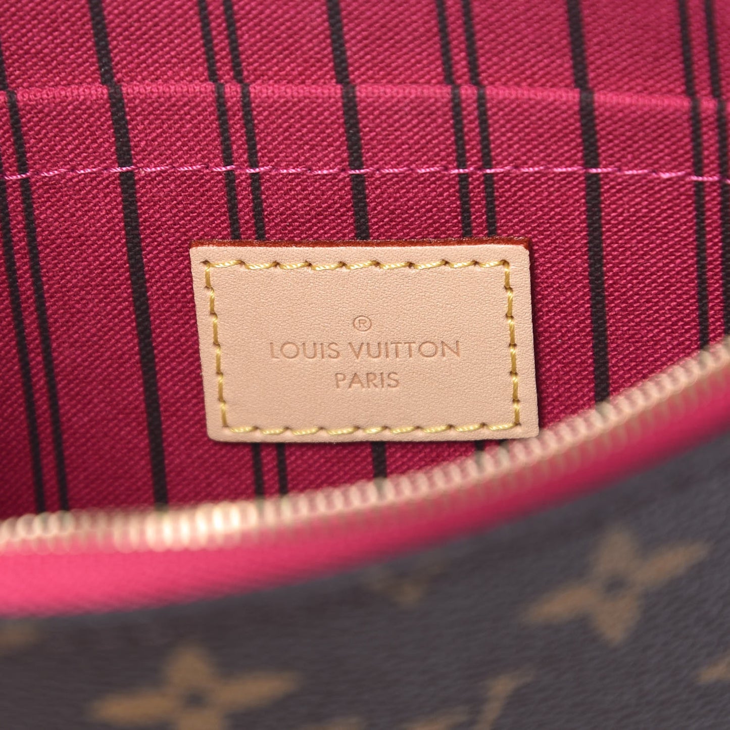 Monogram Neverfull MM GM Pochette Pivoine