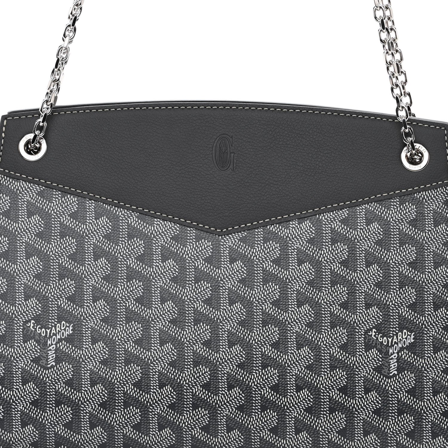 Goyard Goyardine Rouette Structure PM Grey 8 of 10