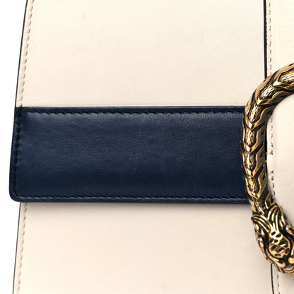 Gucci Calfskin Bamboo Web Medium Dionysus Top Handle Bag White Blue Hibiscus Red 15 of 18