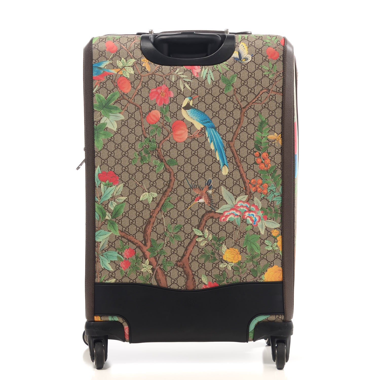 Gucci GG Supreme Monogram Tian Suitcase Beige Multicolor New Acero 6 of 11