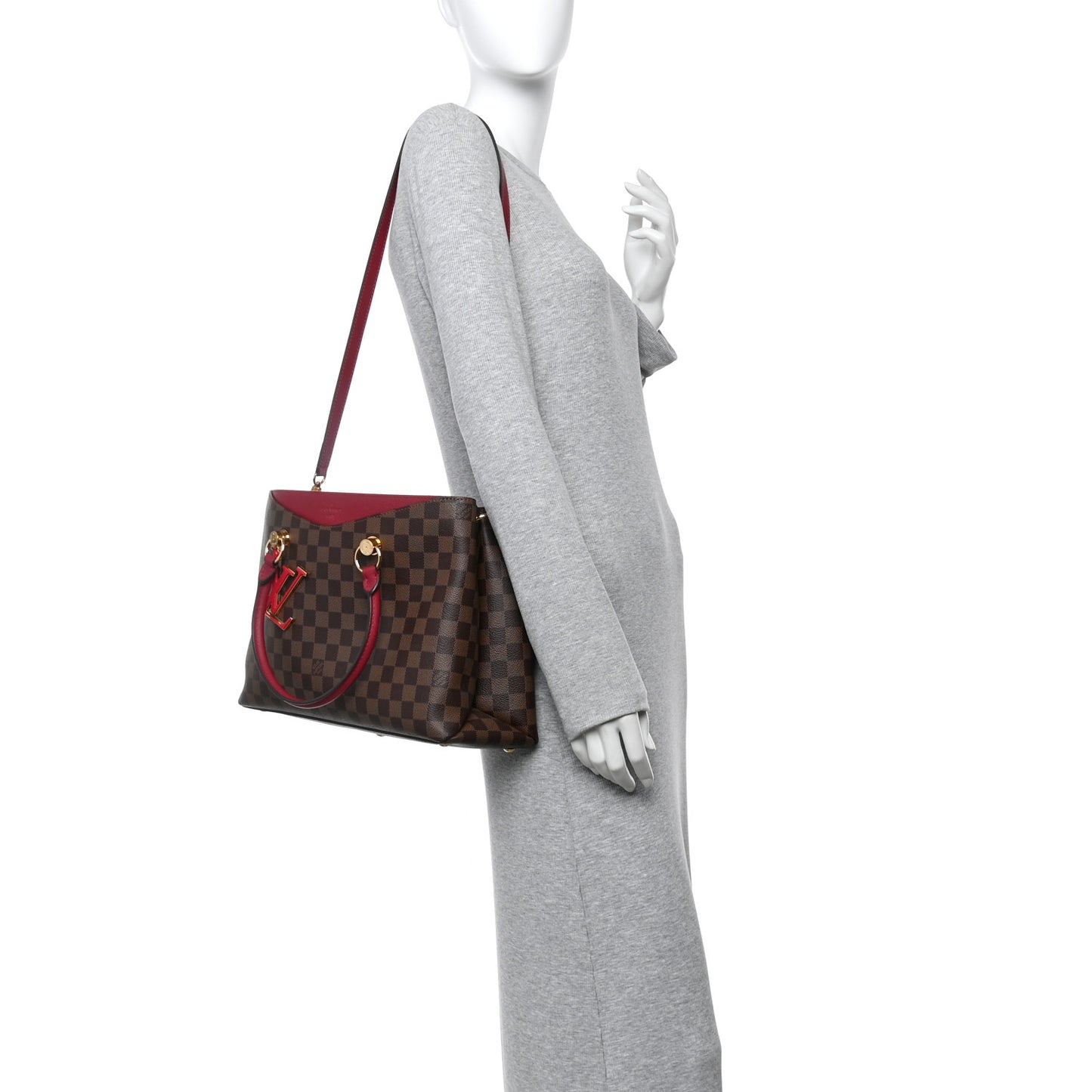 Damier Ebene LV Riverside Lie De Vin