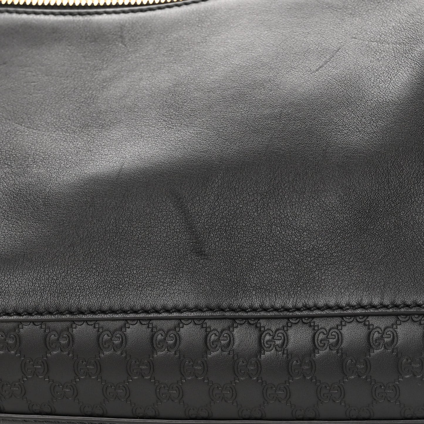 Soft Microguccissima Medium Tote Black