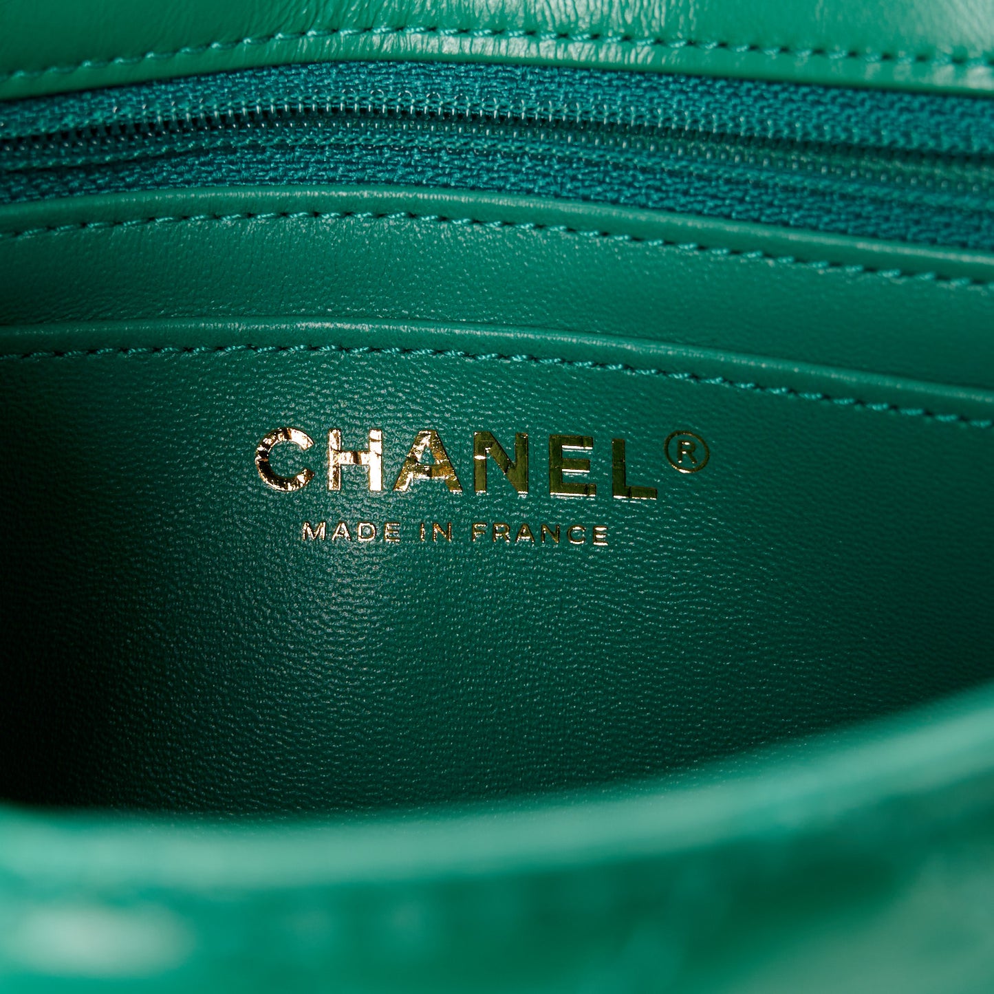 Aged Calfskin Quilted 2.55 Reissue Mini Flap Green